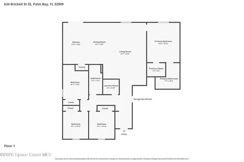 634 Brickell Street SE Palm Bay FL 32909