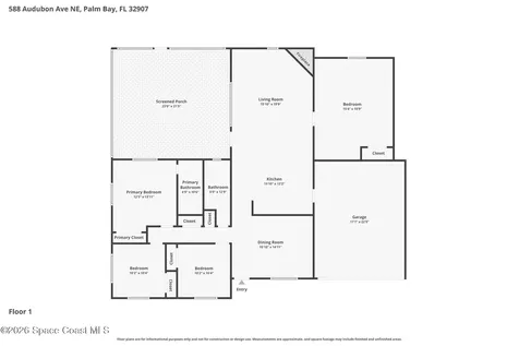 588 Audubon Avenue NE Palm Bay FL 32907