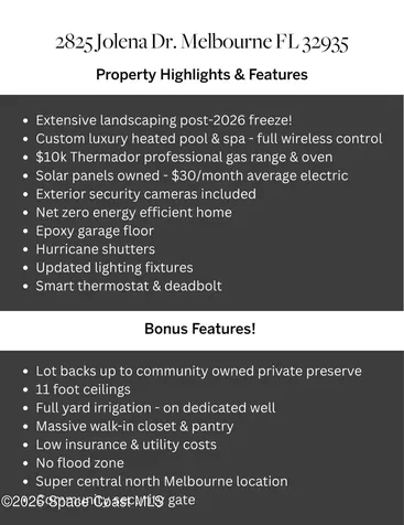 2825 Jolena Drive Melbourne FL 32935