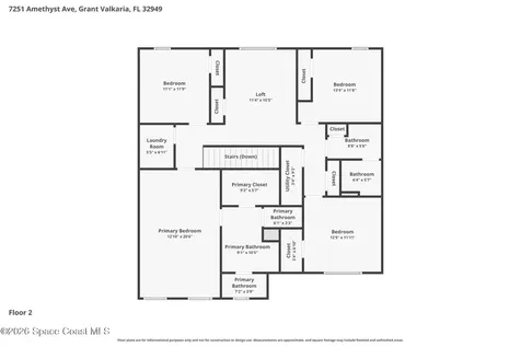 7251 Amethyst Avenue Grant-valkaria FL 32949