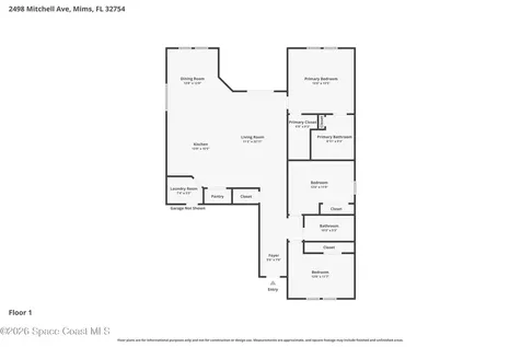 2498 Mitchell Avenue Mims FL 32754