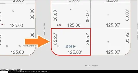 3197 Corner Lot On Frantz Avenue SW Palm Bay FL 32908
