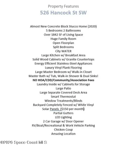 526 Hancock Street SW Palm Bay FL 32908