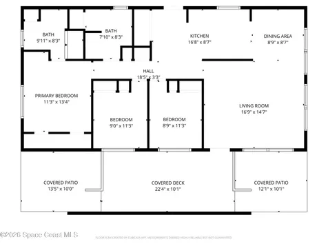 1848 Seagrape Street NE Palm Bay FL 32905