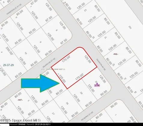 890 Double Lot On Reardon Street SE Palm Bay FL 32909