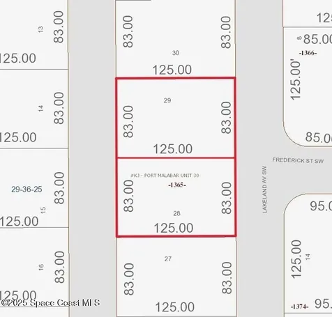 2702 2698 Lakeland (2 Lots) Avenue SW Palm Bay FL 32908