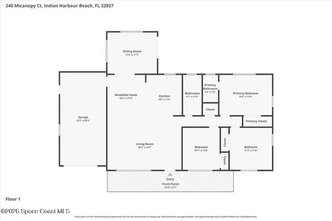 240 Micanopy Court Indian Harbour Beach FL 32937