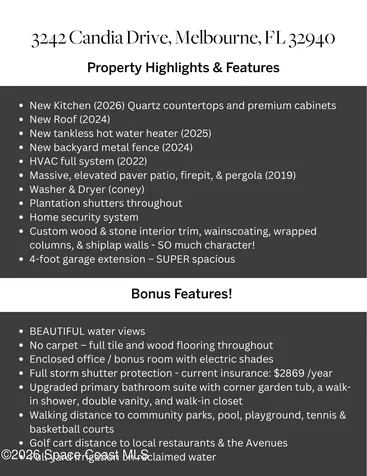 3242 Candia Drive Melbourne FL 32940