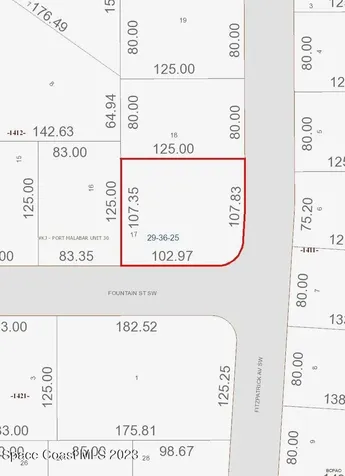 2846 Fitzpatrick (corner Fountain) Avenue SW Palm Bay FL 32908