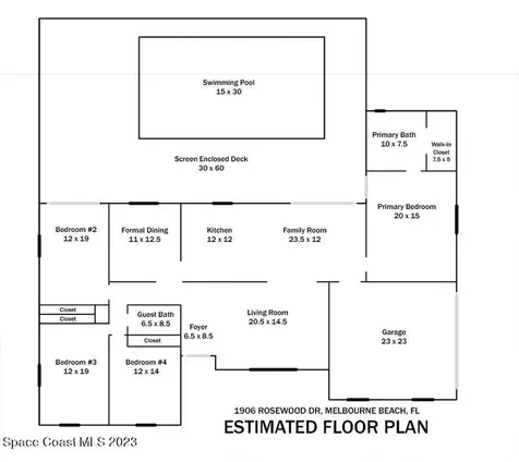 1906 Rosewood Drive Melbourne Beach FL 32951
