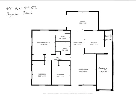 421 Nw 7th Court Boynton Beach FL 33426