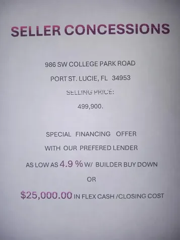 986 Sw College Park Road Port Saint Lucie FL 34953