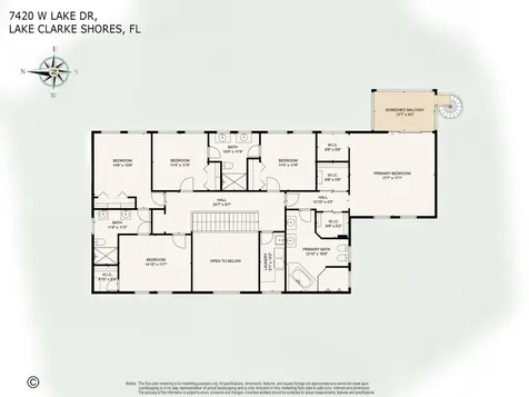 7420 W Lake Drive Lake Clarke Shores FL 33406