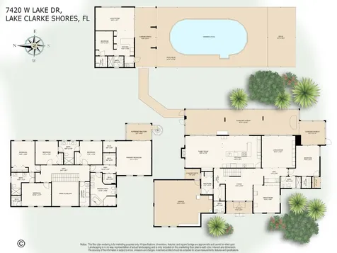 7420 W Lake Drive Lake Clarke Shores FL 33406
