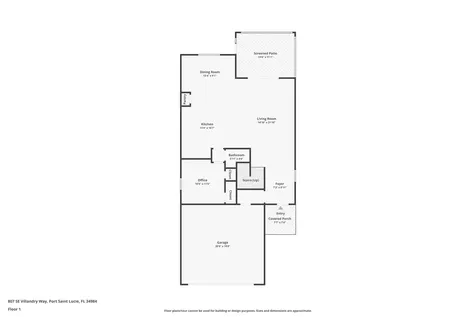 807 Se Villandry Way Port Saint Lucie FL 34984