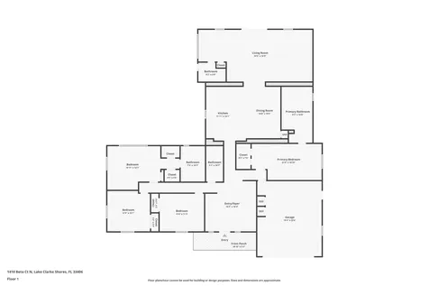 1410 Beta Court Lake Clarke Shores FL 33406