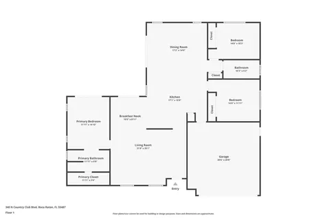 340 N Country Club Boulevard Boca Raton FL 33487