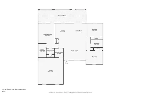 375 Sw Alcan Drive Port Saint Lucie FL 34953