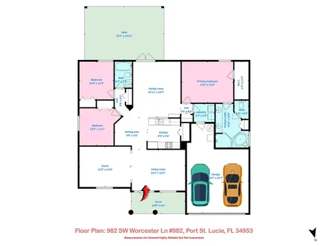 982 Sw Worcester Lane Port Saint Lucie FL 34953