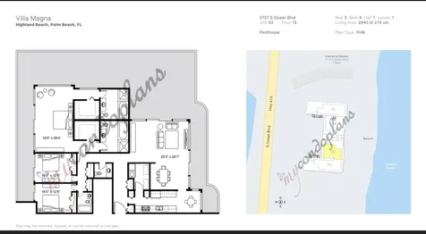 2727 S Ocean Boulevard Highland Beach FL 33487
