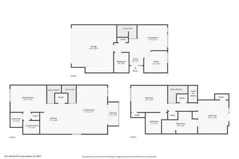 1811 Nw 42nd Drive Boca Raton FL 33431