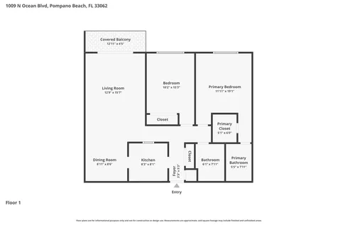 1009 N Ocean Boulevard Pompano Beach FL 33062