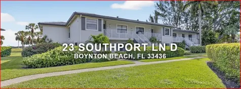 23 Southport Lane, Unit D Boynton Beach FL 33436