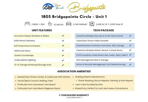 1805 Bridgepointe Circle Vero Beach FL 32967