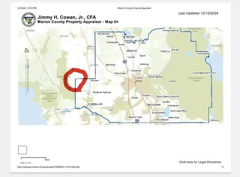 Xxx NW Smallwood Road Road Dunnellon FL 34431