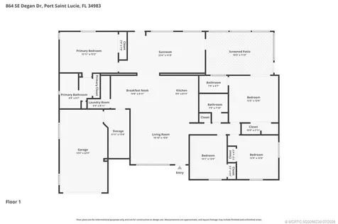 864 SE Degan Drive Port St Lucie FL 34983