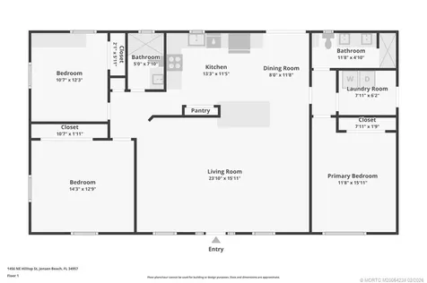 1456 NE Hilltop Street Jensen Beach FL 34957