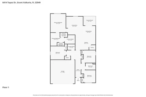 6414 Topaz Drive Grant Valkaria FL 32949