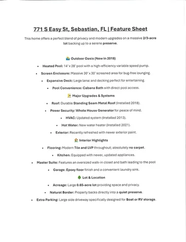 771 S Easy Street Sebastian FL 32958