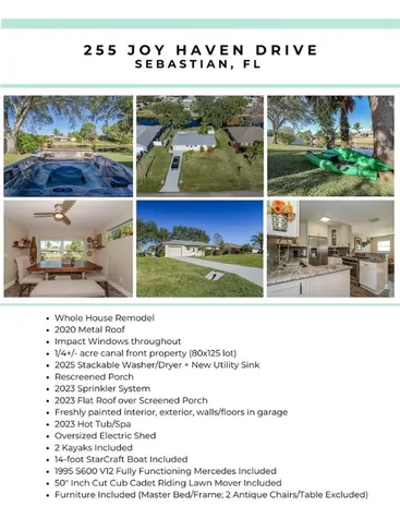 255 Joy Haven Drive Sebastian FL 32958