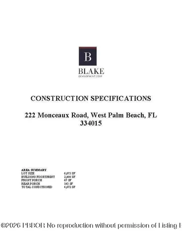 222 Monceaux Road West Palm Beach FL 33405