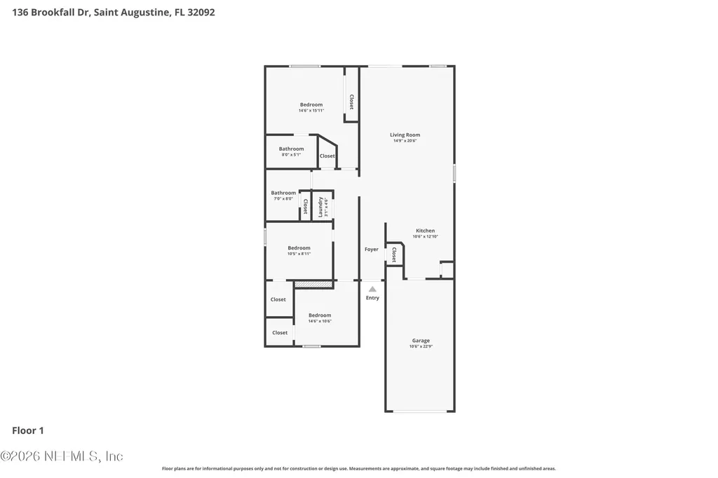 136 Brookfall Drive St. Augustine FL 32092