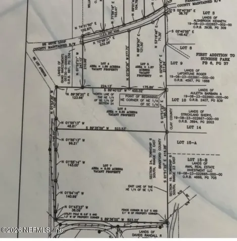 Tbd Lot6/7 SE 1st Avenue Keystone Heights FL 32656