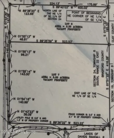 Tbd Lot6/7 SE 1st Avenue Keystone Heights FL 32656