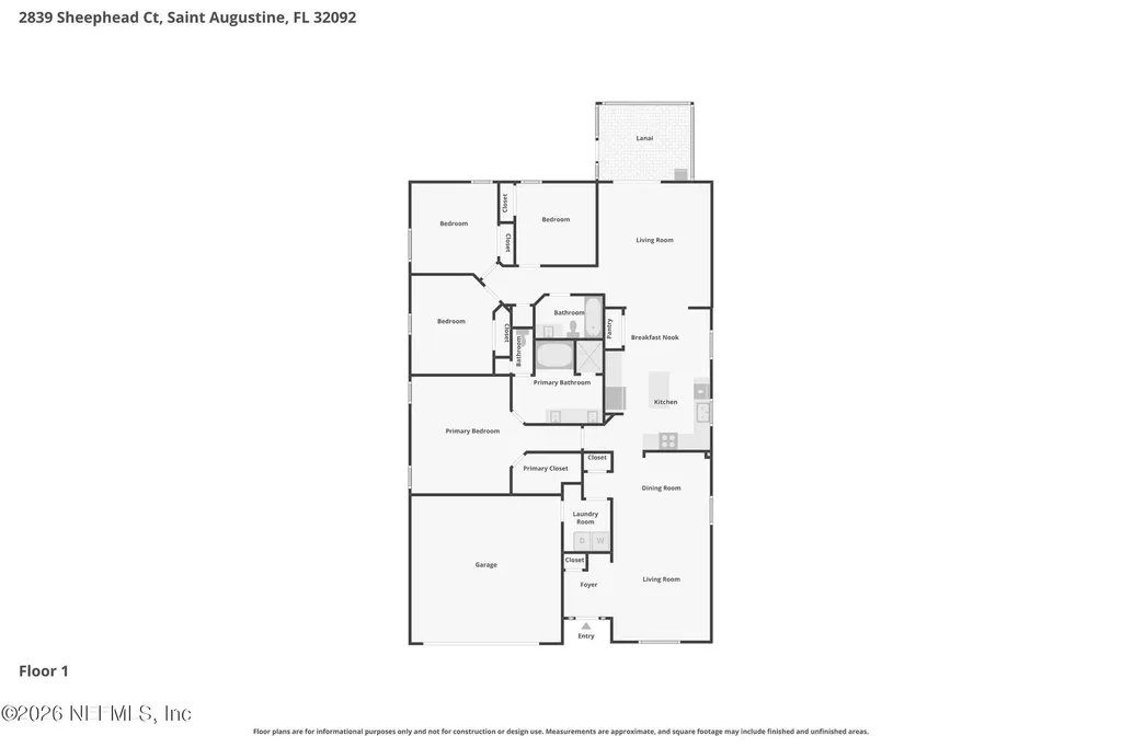 2839 Sheephead Court St. Augustine FL 32092