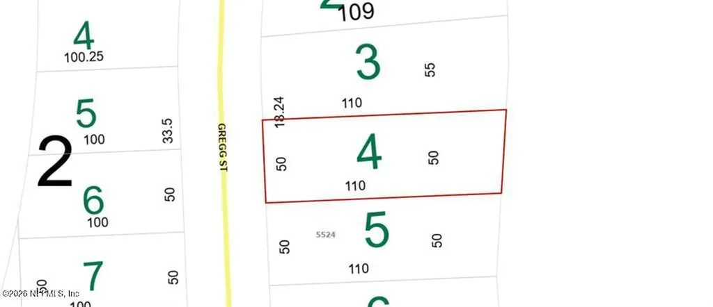 Lot 4 Gregg Street Fernandina Beach FL 32034