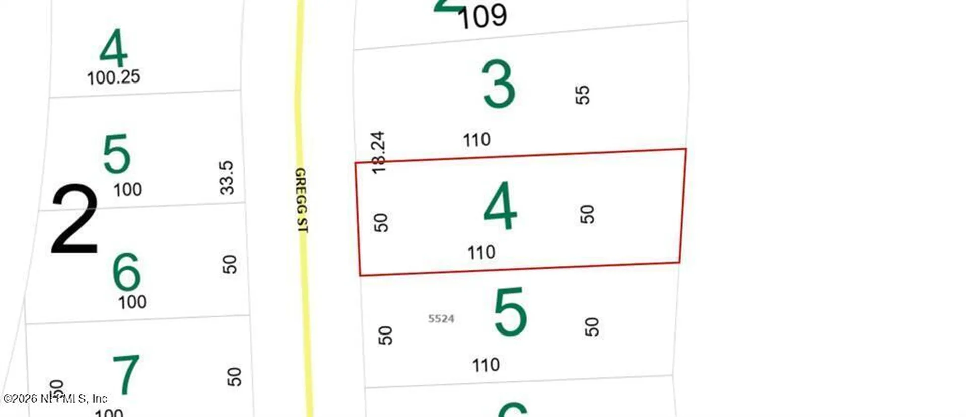 Lot 4 Gregg Street Fernandina Beach FL 32034