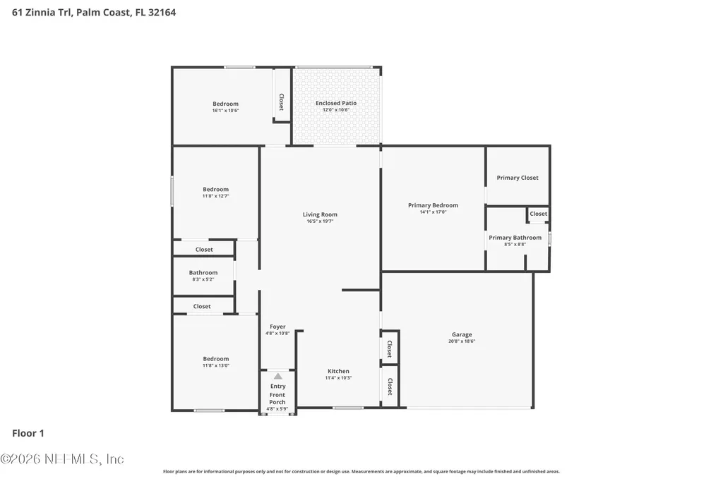 61 Zinnia Trail Palm Coast FL 32164