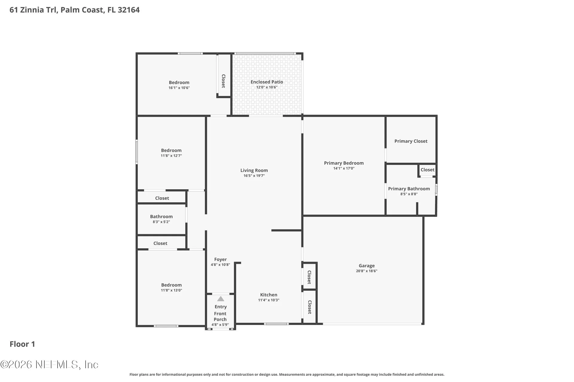 61 Zinnia Trail Palm Coast FL 32164