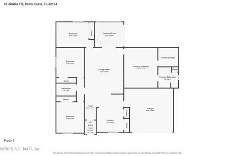 61 Zinnia Trail Palm Coast GA 32164