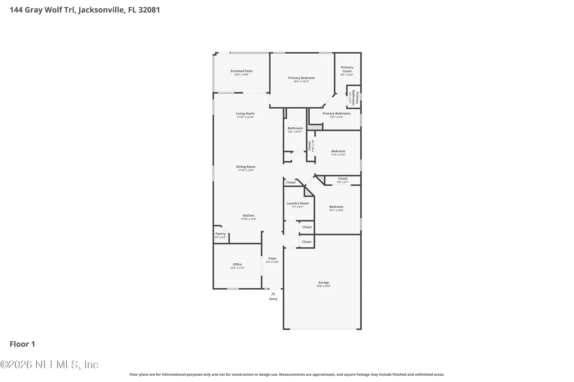 144 Gray Wolf Trail Jacksonville FL 32081