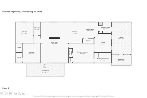 953 Mclaughlin Lane Middleburg FL 32068
