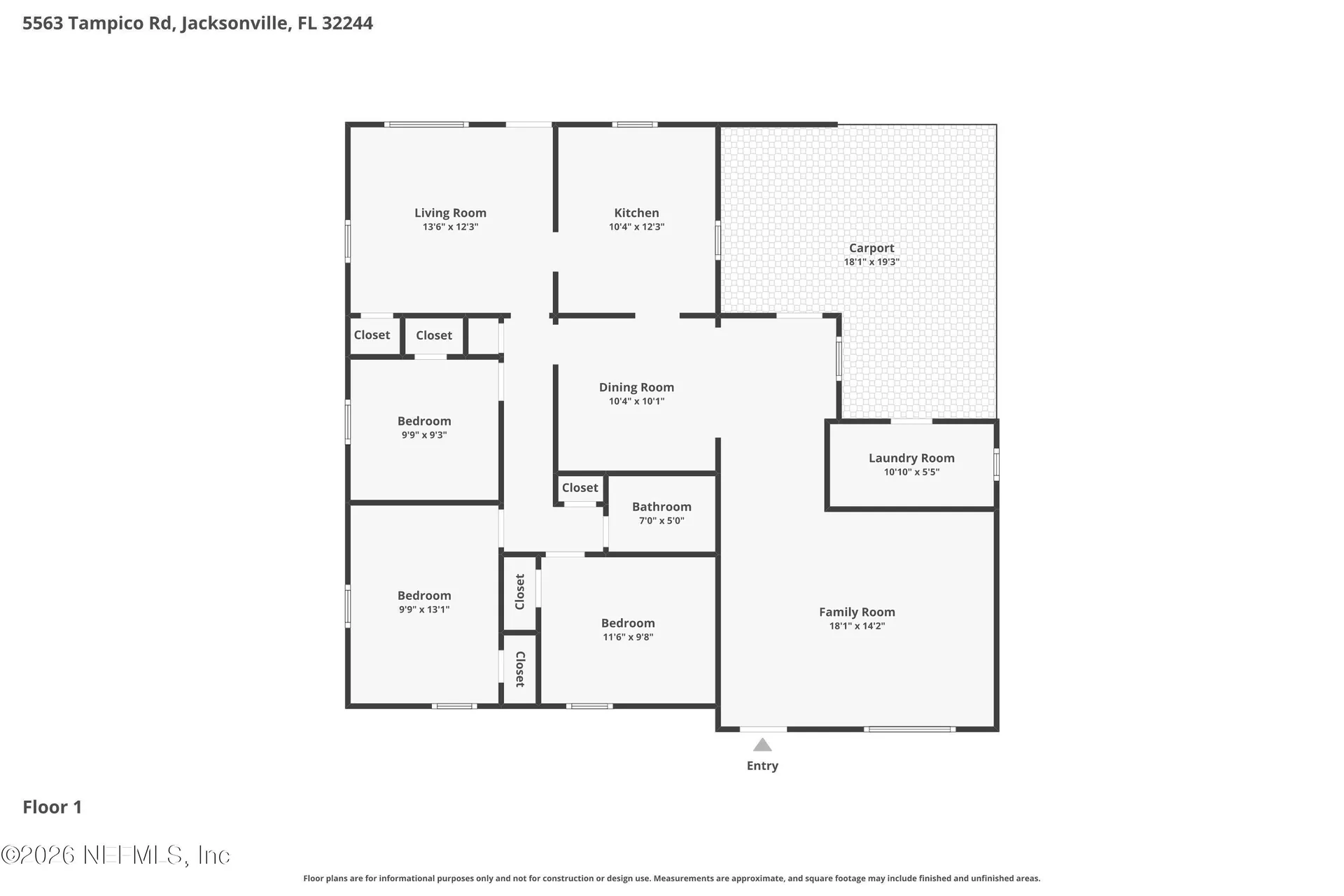 5563 Tampico Road Jacksonville FL 32244