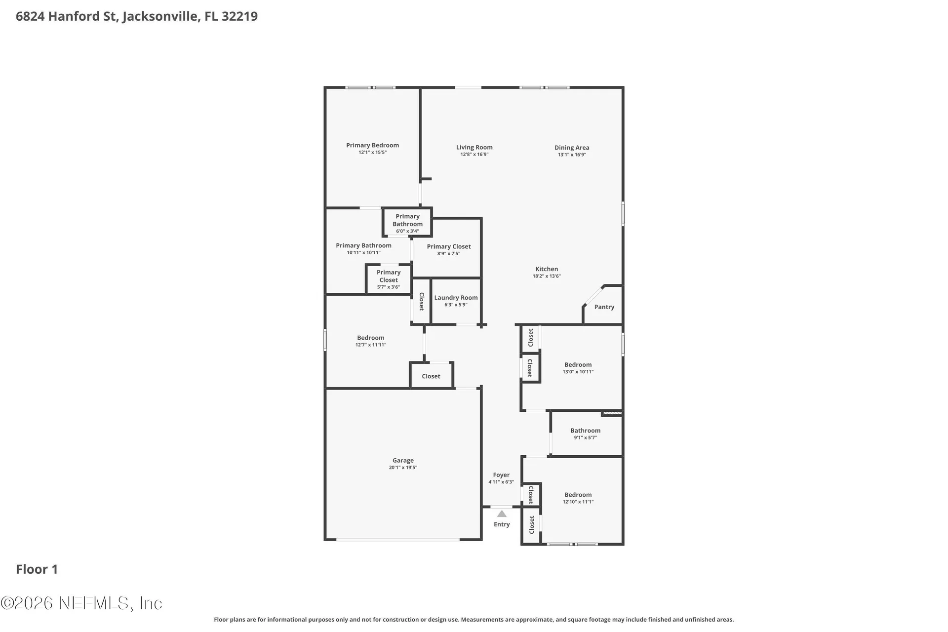 6824 Hanford Street Jacksonville FL 32219