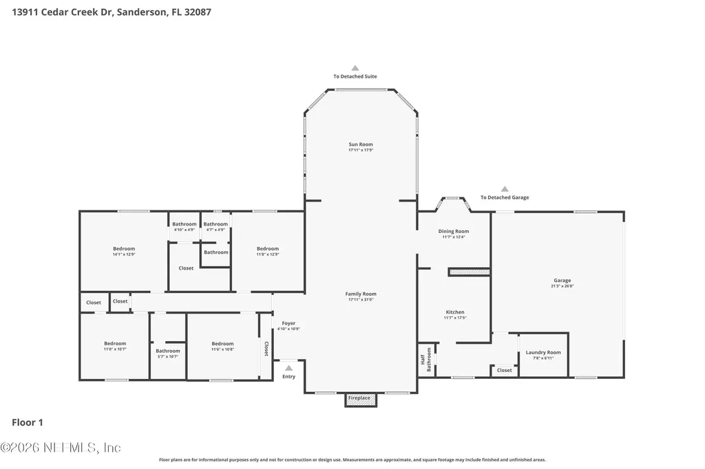 13911 Cedar Creek Drive Sanderson FL 32087