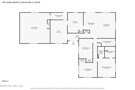 2611 Water Bluff Drive Jacksonville FL 32218